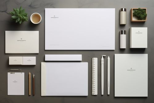 专业呈现 企业办公用品VI样机效果图与高清摄影图下载指南